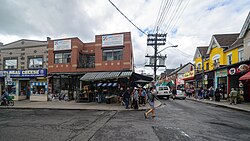 Kensington Market, a neighbourhood that is also partly an outdoor market