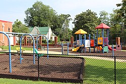 A pre-kindergarten playground