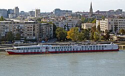 River cruise ship on the Danube