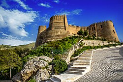 Falak-ol-Aflak in Khorramabad, built in 240–270 AD during the time of Shapur I, the second Sasanian ruler