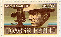 David Wark Griffith on a 1975 stamp
