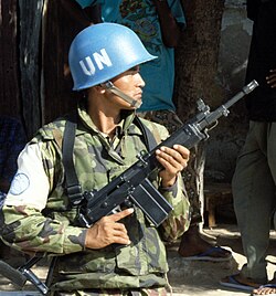 Nepal is one of the major contributors to UN peacekeeping missions.