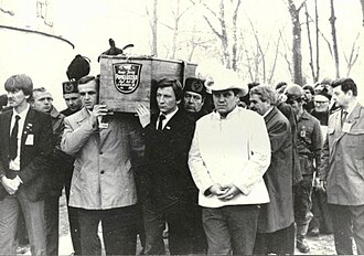 Funeral of Jerzy Popiełuszko, a Catholic priest killed by Communist authorities