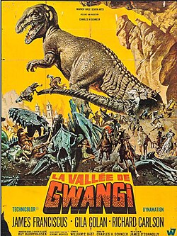 The Valley of Gwangi featured cowboys fighting dinosaurs