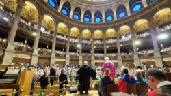 Graduation ceremony in McEwan Hall, 2025.
