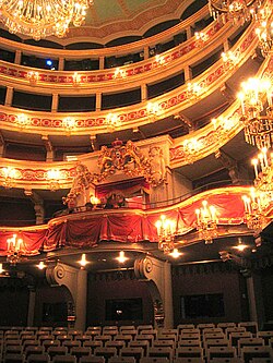 Inside Regensburg Theater