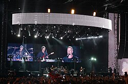 The Police in 2007, during their Reunion Tour