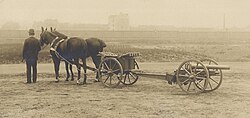 Horse-drawn artillery