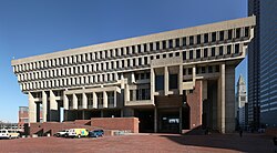 Boston City Hall is a Brutalist-style landmark in the city.