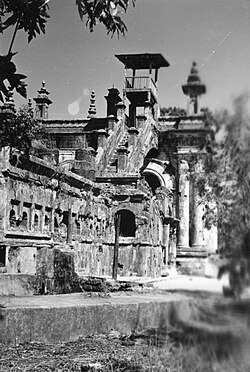 An old mosque in Akyab during British rule