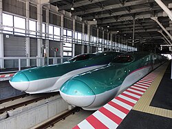 Shin-Hakodate-Hokuto Station on the Hokkaido Shinkansen