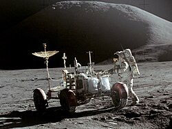 Lunar Roving Vehicle used on Apollos 15–17.