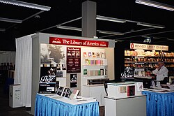 Exhibit hall booths at MLA 2007 convention in Chicago
