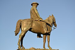 Statue of Rhodes in Kimberley, Northern Cape