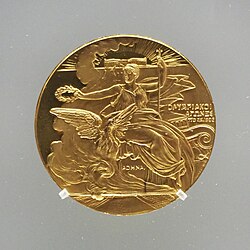 Commemorative medal awarded to participants.