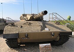 The Israeli Merkava Mark I tank was used throughout the First Lebanon War