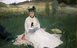 Berthe Morisot – Reading (1873), Cleveland Museum of Art