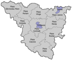 The plăși of Timiș-Torontal County in 1930