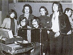 Hailing from Seville, Triana is considered as the benchmark of flamenco rock and as the founding fathers of rock andaluz.[152]