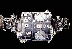 Unity as seen by Space Shuttle Endeavour during STS-88