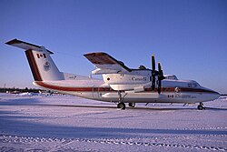 Ice Reconnaissance de Havilland Canada Dash 7 at Carp Airport