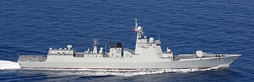 Taiyuan (131), a Type 052D (Luyang III-class) guided-missile destroyer