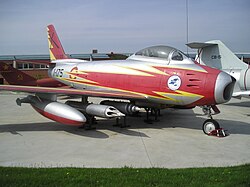 F-86 Spanish Air Army, Ember Patrol, Cuatro Vientos, Madrid