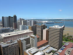 View of Durban Harbour
