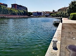 The Darsena, Milan [it], Italy, the inland port of the city