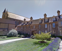 Somerville College, part of the University of Oxford, one of the first women's colleges in England (1879)