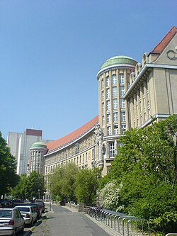 The original building of the German National Library in Leipzig from 1914