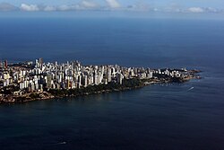 Aerial view of Salvador