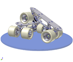 Stopless quad skate plates
