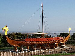 Viking longboat replica in Ramsgate, Kent