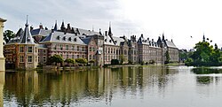 The Binnenhof, where the lower and upper houses of the States General meet