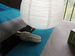 An E27 Philips 5 watt CFL