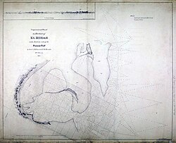 'Trigonometrical plan of the harbor of El Biddah on the Arabian side of the Persian Gulf', 1823