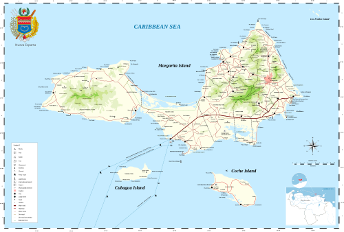Nueva Esparta map