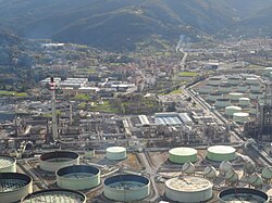 Oil refinery in Muskiz
