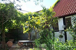 A garden in Simrishamn, southern Sweden.