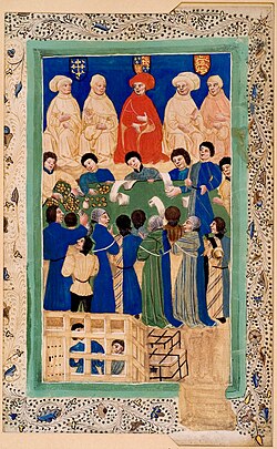 The Court of Exchequer, c. 1460.