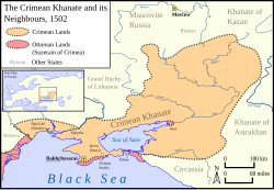 The Crimean Khanate after the destruction of the Great Horde in 1502