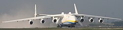 The An-225 Mriya, which could carry a 250-tonne payload, had two vertical stabilizers.