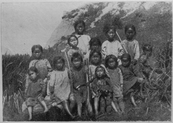 Nivkh children in Sakhalin c. 1903