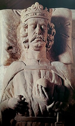 One of the earliest surviving tomb effigies of a Polish king – Władysław I the Elbow-high – at Wawel Cathedral in Kraków
