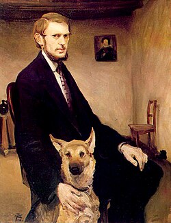 Miroslav Kraljević, self-portrait