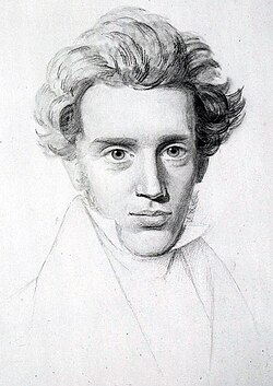 Unfinished Sketch of Søren Kierkegaard by Niels Christian Kierkegaard, Royal Library, Denmark, c. 1840