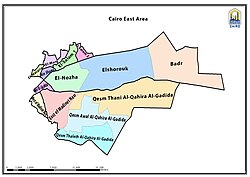 Cairo Eastern Area map