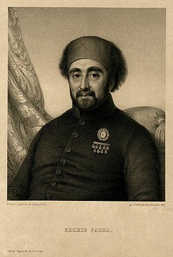 Mustafa Reşid Pasha, chief architect of the Tanzimat reform