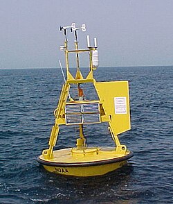 3-metre (9.8 ft) discus buoy located off the Southeast U.S. coast